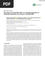 Education Research International - 2022 - Tilwani - The Impact of Using TED Talks As A Learning Instrument On Enhancing