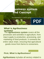 Agribusiness System and Concept Group 2