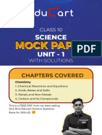 CBSE-X Science 2024-25 Mock Paper 1