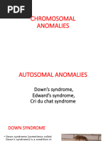 Chromosomal Anomalies