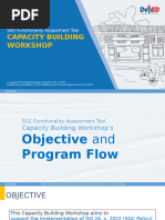 SGC Functionality Assessment Tool - CapBuild