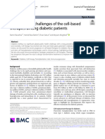 Advances and Challenges of The Cell-Based Therapies To T1DM