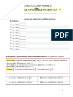 Guia Septimos Mult y Divi de Fracciones.