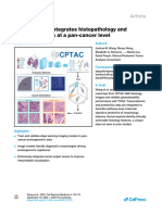 Deep Learning Integrates Histopathology and Proteo