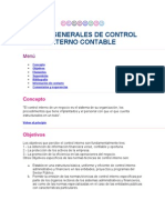 Temas Generales de Control Interno Contable