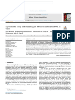 Experimental Study and Modelling On Diffusion Coef Cient of CO2 in Water