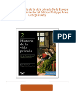 Full Download Historia de La Vida Privada de La Europa Feudal Al Renacimiento 1st Edition Philippe Ariès Georges Duby PDF