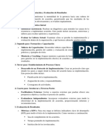 Estrategia de Implementación y Evaluación de Resultados