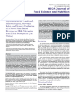 Physicochemical Nutritional Microbiological Glycemic Index and Sensory Evaluation of A Novel Plant Based Beverage As Milk Alternative From Local Sweetpotato Var Vitato