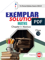 Class XII Mathematics Notes Chapter 3 Matrices