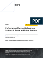 Performance of Permeable Pavement Systems A Review