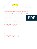 What Is Centrifugal Casting