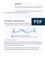 Dijkstra's Algorithm