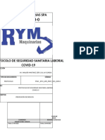 54) PSSO - RYM - APR - PROT - SEG - 00054 Protocolo COVID19 2022