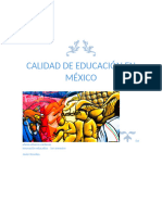 Calidad de Educacion en México Foc