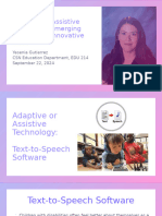 Adaptive or Assistive Technology