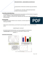 Chapter 3 & 4 Notes - Plotting With PyPlot-I & II