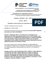 AD1 - Aula 6 - Gestão de Redes Na Cooperação Na Esfera Pública - Alexandre de Souza Oliveira