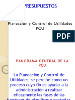 Planeacion y Control de Utilidades