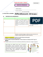 Sesión de Aprendizaje Medimos Areas