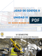 Contabilidad de Costos Ii Unidad 3 - 2024