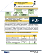 Informe de Evaluación Diagnostica - Décimo A