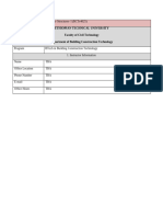 RC-1 Course Outline - Technical University