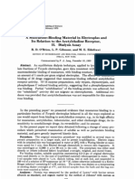 Muscarone-Binding Its Relation Acetylcholine Receptor, II.: A Material in Electroplax and To The Dialysis Assay