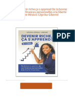 Buy Ebook Devenir Riche Ça S Apprend de La Bonne Gestion de Ses Finances Personnelles À La Liberté Financière Méaïvis Céprika-Giberné Cheap Price