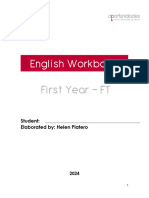 English Workbook - 1o Año - 2024 FT