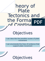 GRADE 10 - Theory of Plate Tectonics and The Formation of Continents