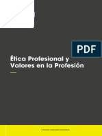 Etica Profesional y Valores en La Profesion