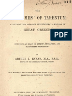 The 'Horsemen' of Tarentum: A Contribution Towards The Numismatic History of Great Greece: Including An Essay On Artists', Engravers', and Magistrates' Signatures / by Arthur J. Evans