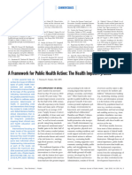 A Framework For Public Health Action The Health Impact Pyramid