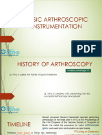 Basic Arthroscopic Instrumentation