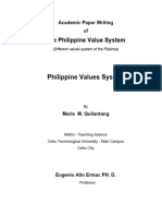 6.1 The Philippine Values System