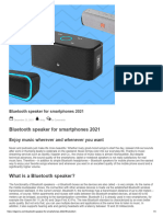 Bluetooth Speaker For Smartphones 2021