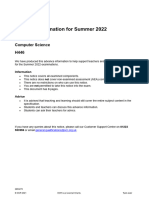 H446 A Level Computer Science Advance Information - Jun2022