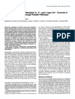 Muscarinic Receptors Modulate N-, P-, and L-Type Ca2+ Currents in Rat Striatal Neurons Through Parallel Pathways