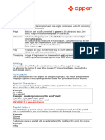 Transcription (Complex) Guidelines