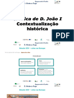 Crónica de D. João I - Contextualização Histórica