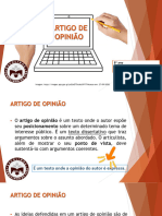 Artigo de Opiniã o 8 Ano PDF