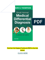 Small Animal Medical Differential Diagnosis A Book of Lists 3rd Edition PDF