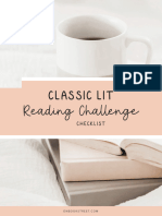 Classic Literature Reading Challenge Checklist