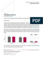 Jose Andrés Lopez Bedoya: Solcito Amablemente Cifra de Desempleo A Corte Septiembre de 2024