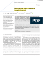 Curcumin and Tetrahydrocurcumin Induce Cell Death in Ara C Resistant Acute Myeloid