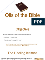 Healing Oils of The Bible