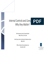 Internal Controls & Compliance