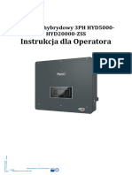 Instrukcja Obsługi 3PH HYD5000-HYD20000-ZSS-PL