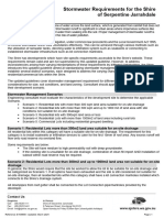 Stormwater Requirements For The Shire of Serepntine Jarrahdale